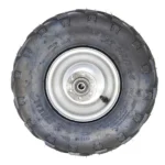 Mini Bike 145x70-6 Rear V-Tread Tire & Wheel Assembly, Coleman CT100 - Image 2