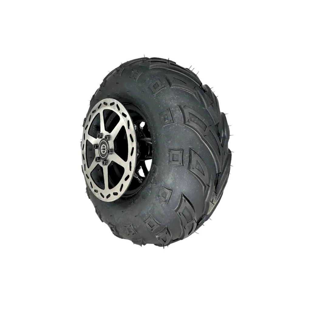 f2f383c378657c2862ab221343cfe7a1db6fc382.JHyYCflr_Z2rDNhK 145x70-6 V Tread Rear Mag Wheel Complete Assembly, Mega Moto 80 - Image 1
